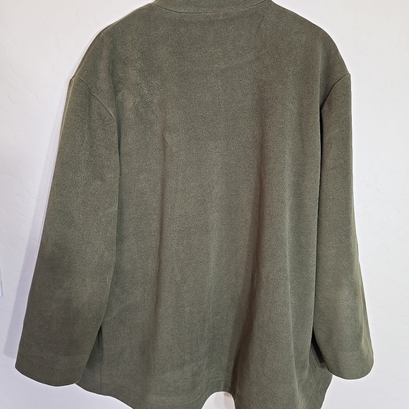 Tuckernuck Marant Shirt Jacket  Olive Green Size S With Gold Accents Snap Button - Picture 8 of 13